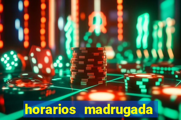 horarios madrugada fortune tiger